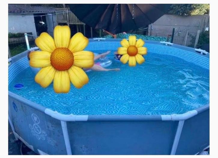 Zwembad 76cm 3,66, Tuin en Terras, Zwembaden, Gebruikt, Opzetzwembad, Minder dan 80 cm, 200 tot 400 cm, 200 tot 300 cm, Rond, Ophalen