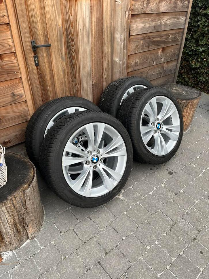 Bmw velgen + banden, Auto-onderdelen, Banden en Velgen, Band(en), Winterbanden, Ophalen
