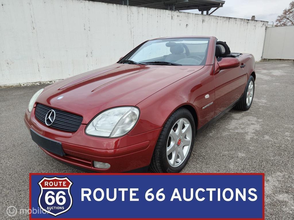 Mercedes-Benz SLK 230 Kompressor | 1999 | Route 66 Auctions, Zwart, Mercedes-Benz, Bedrijf, Handgeschakeld