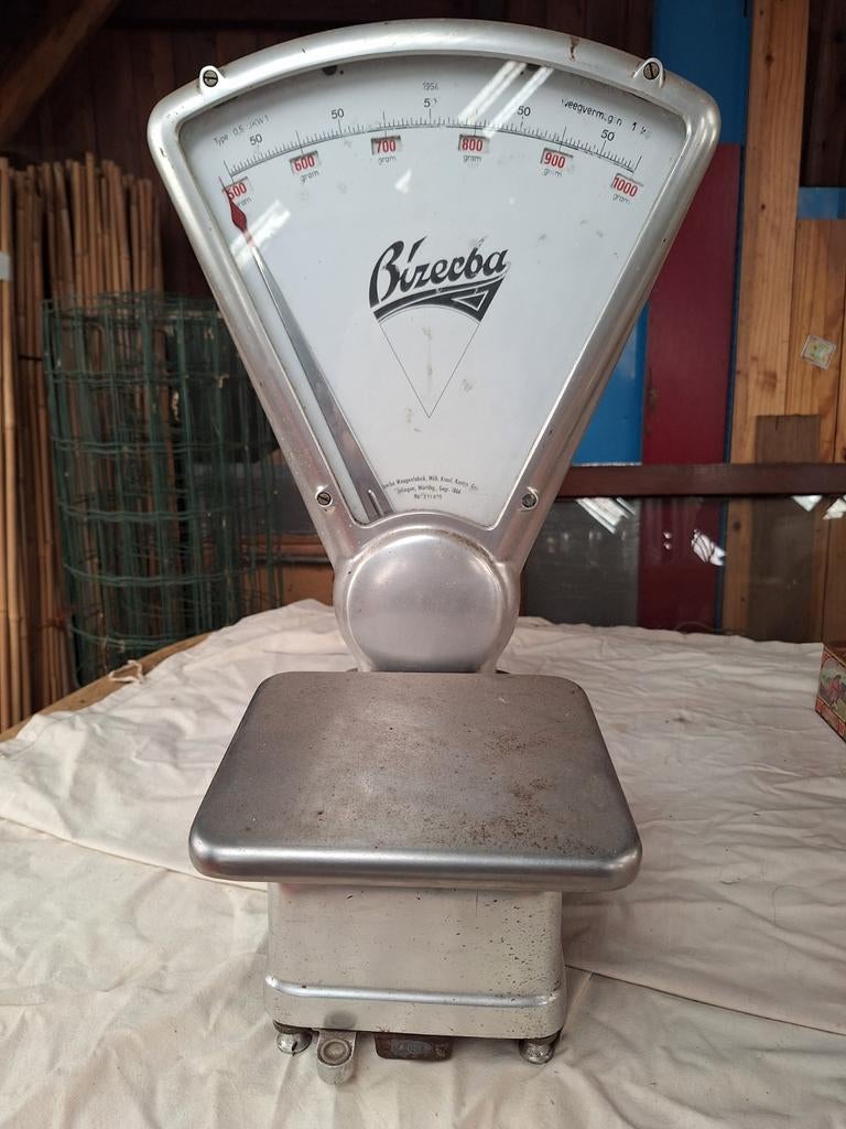 Vintage weegschaal Bizerba type 0,5 UKW 1, Moins de 10 kg, Balance de magasin, Analogique, Enlèvement