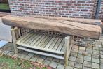 2 prachtige oude houten eiken balken, Tuin en Terras, Ophalen
