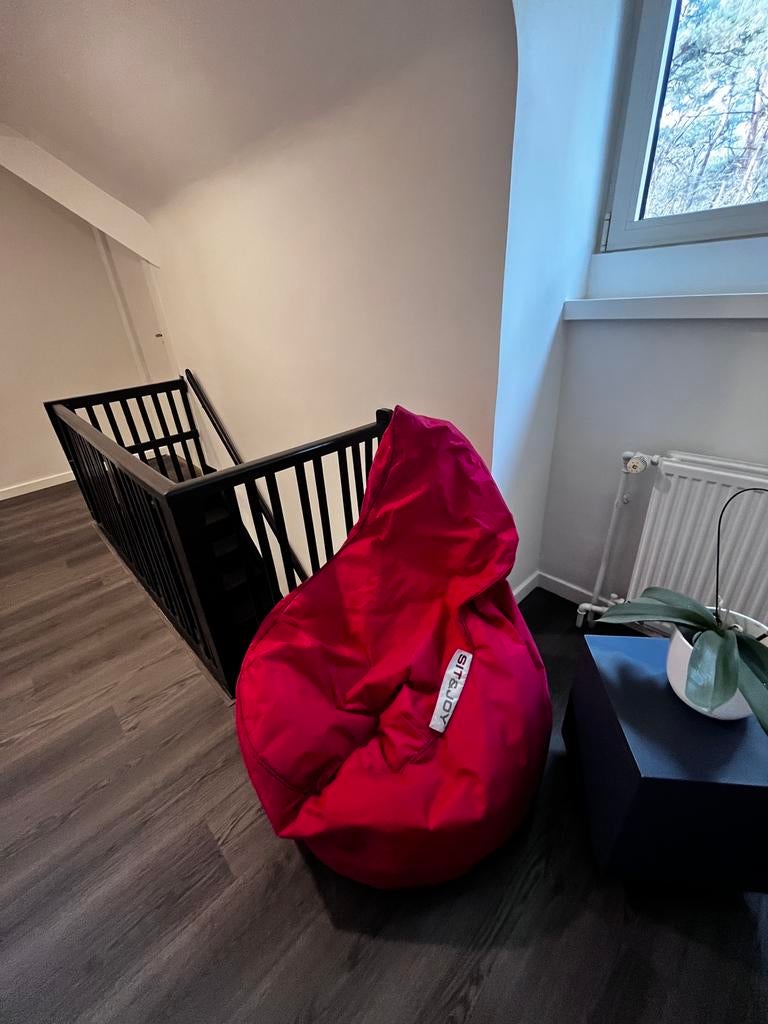 Zitzak voor binnen en buiten, Huis en Inrichting, Zitzakken, Ophalen, Gebruikt, Rood, Zitzak