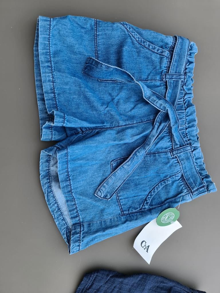 jeans korte broek, CA, 140 NIEUW, Enfants & Bébés, Vêtements enfant | Taille 140, Enlèvement, Comme neuf, Pantalon