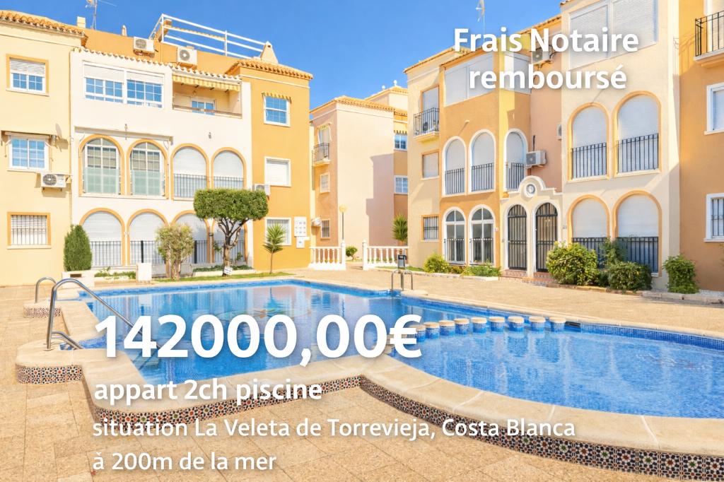 appartement pas cher a vendre en espagne, Village, 2 pièces, Appartement, Espagne