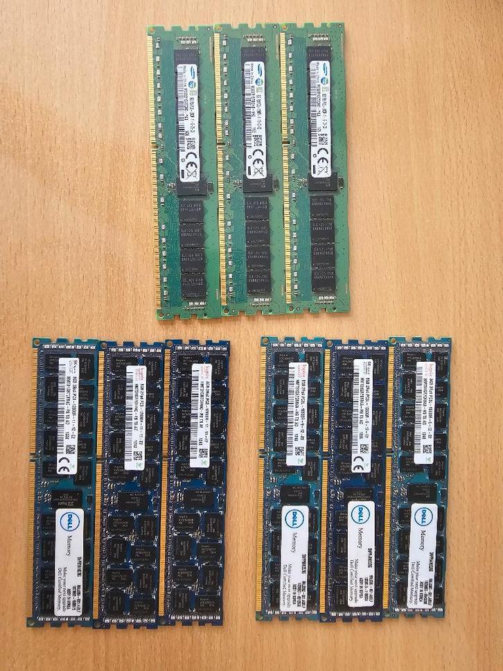 Beaucoup de mémoire RAM : DDR/DDR2/DDR3/Server ECC, Informatique & Logiciels, Mémoire RAM, Utilisé, Serveur, 8 GB, DDR3, Enlèvement ou Envoi