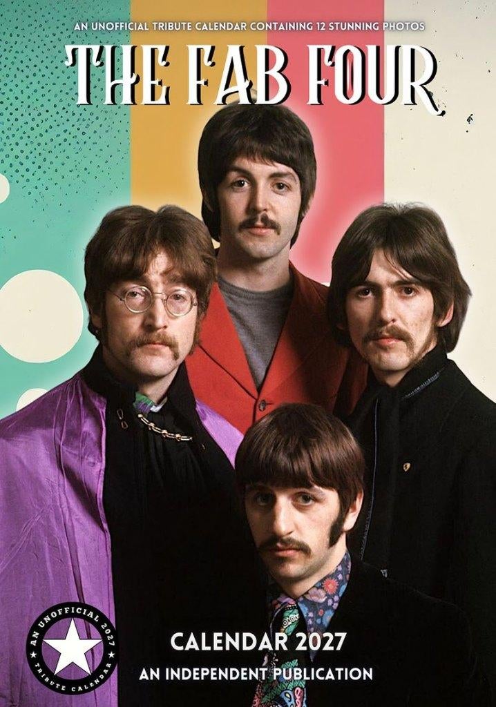Calendrier The Fab Four 2027 en précommande, Divers, Calendriers, Envoi, Calendrier annuel, Neuf