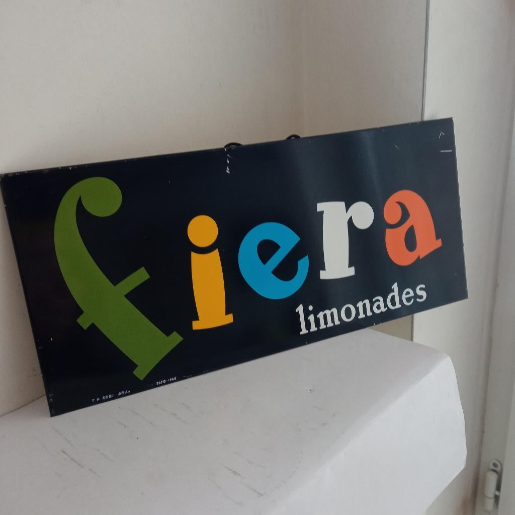 publicité FIERA, Enlèvement ou Envoi, Utilisé, Panneau publicitaire