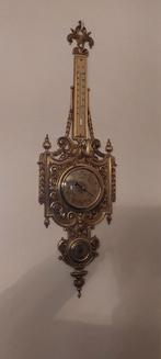 Horloge vintage avec baromètre et thermomètre, Enlèvement