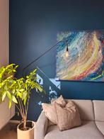 Grote staanlamp marmeren voet (in zeer goede staat), Ophalen