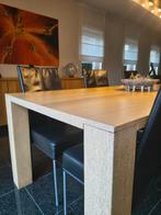 Eiken eetkamer modern strak en tijdloos, Enlèvement, Utilisé, Modern, 4 à 6 chaises