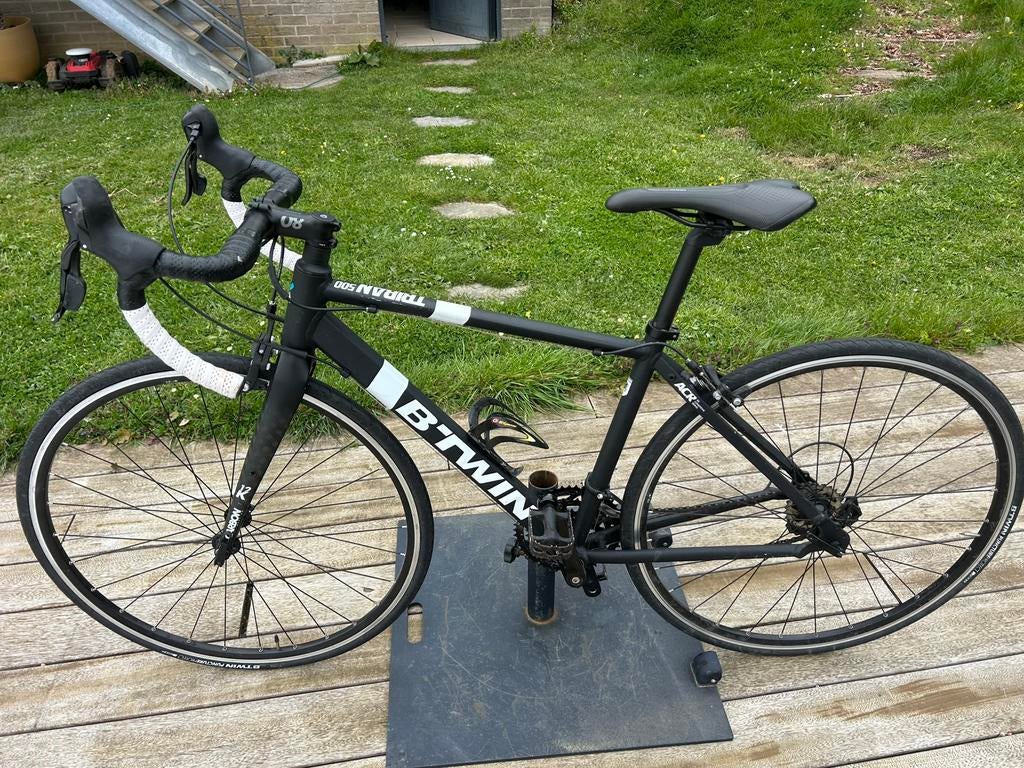 Velo course Triban 500 noir S, Fietsen en Brommers, 28 inch, Minder dan 49 cm, Zo goed als nieuw, Meer dan 20 versnellingen