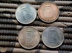 4 x 250 frank Boudewijn, Postzegels en Munten, Munten | België, Zilver, Ophalen of Verzenden, Losse munt, Zilver