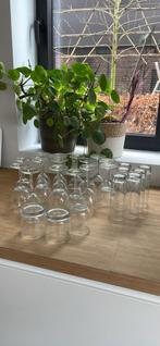 Set glazen 25 atuks, Verzamelen, Glas en Drinkglazen, Ophalen, Gebruikt