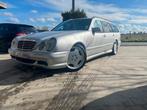 Mercedes Classe E 55 AMG (cargo léger), Autos, Cuir, Argent ou Gris, Achat, Carnet d'entretien