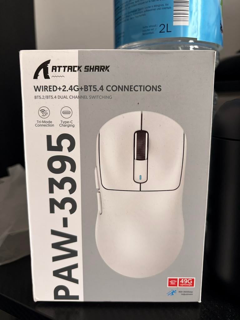 Attack Shark X3 muis, Ophalen, Muis, Rechtshandig, Zo goed als nieuw