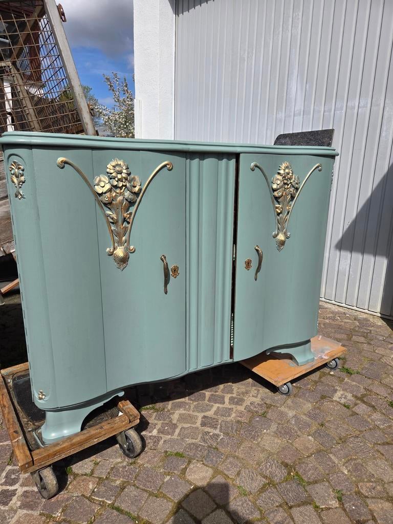 magnifique ancien meuble massif art Nouveau., Enlèvement