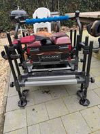 Matchbox Colmic kubang visbak + visstok (zie omschrijving), Watersport en Boten, Ophalen of Verzenden, Gebruikt, Complete set