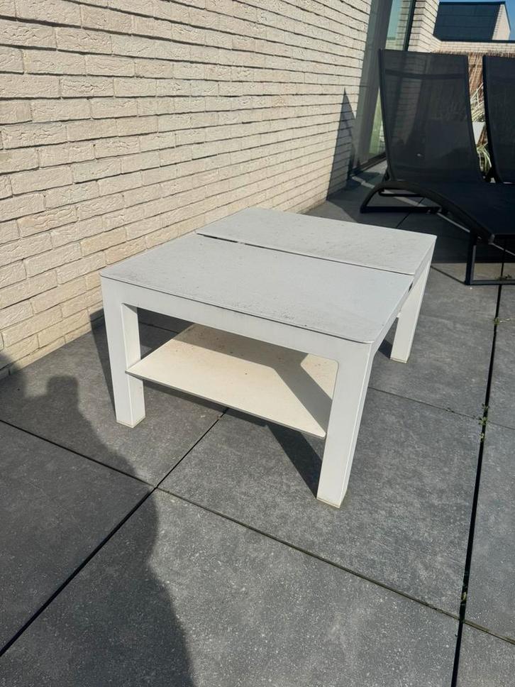 Bristol lounge bijzettafel met twee opklapbare tafelbladen, Jardin & Terrasse, Ensembles de jardin, Comme neuf, Sets de jardin