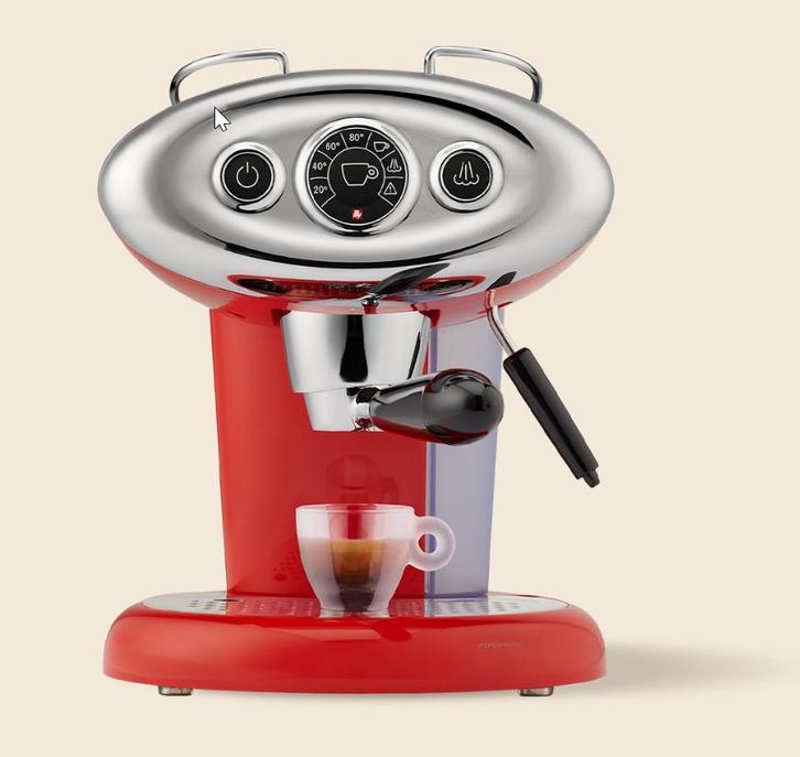 Illy X7.1 rouge - Machine à café Iperespresso, Electroménager, Cafetières, Utilisé, Cafetière, 1 tasse, Réservoir d'eau amovible