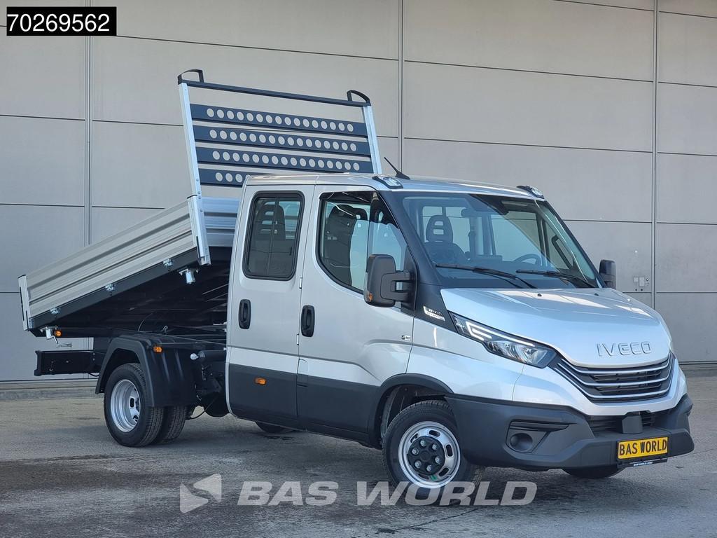 Iveco Daily 35C21 BPM Vrij 3 zijdige Kipper Dubbel Cabine 21, Auto's, Stof, Euro 6, 4 cilinders, Iveco