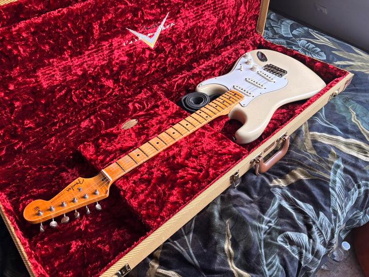 Fender custom shop cs56, Muziek en Instrumenten, Snaarinstrumenten | Gitaren | Elektrisch, Zo goed als nieuw, Solid body, Fender