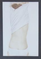 MARIO CALLENS / ONTBLOTE RUG / ORIGINEEL / 62x47cm / KADER, Ophalen of Verzenden