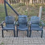 Tuinstoelen Hartman 3 stuks, Tuin en Terras, Ophalen, Gebruikt, Plastic, Stapelbaar