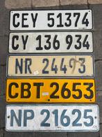 Nummerplaten Zuid-Afrika, Ophalen