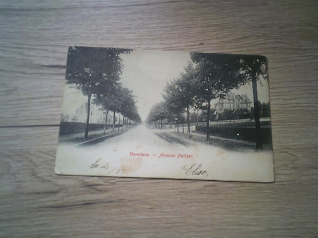 VERVIERS: Avenue Pelizer, Collections, Cartes postales | Belgique, Enlèvement ou Envoi, Avant 1920, Affranchie, Liège