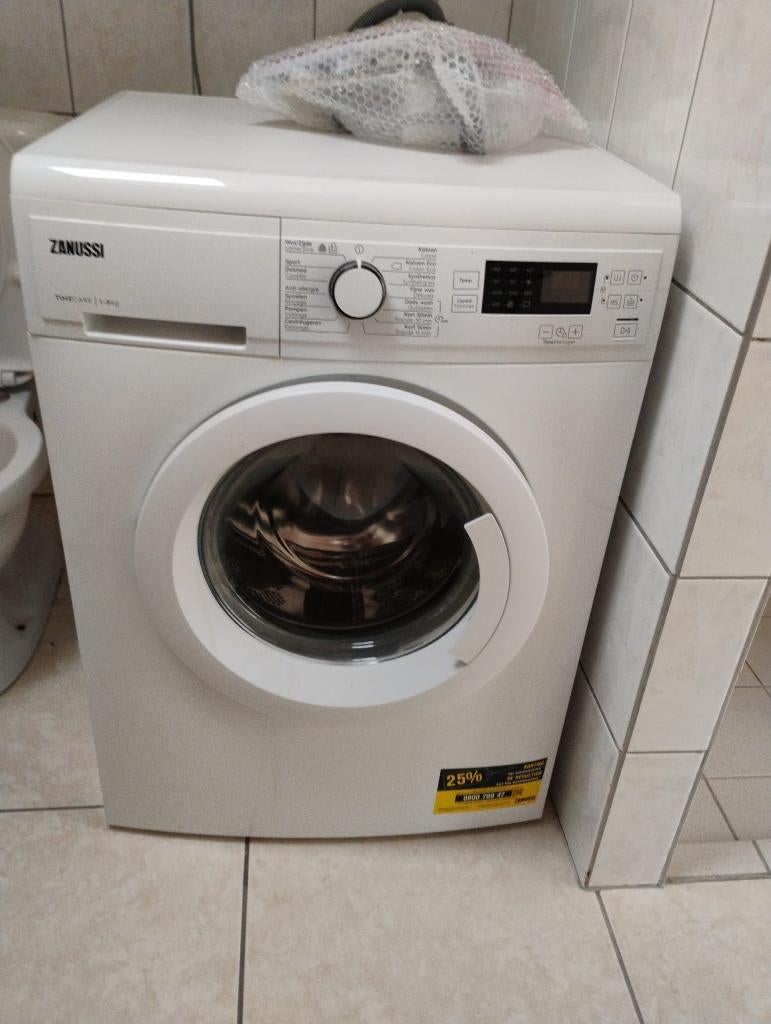 Zanussi wasmachine, Elektronische apparatuur, Wasmachines, Ophalen, 1200 tot 1600 toeren, Gebruikt, 4 tot 6 kg