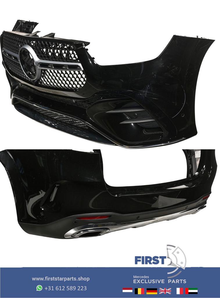 W167 AMG PAKKET BUMPER SET V167 GLE SUV AMG LINE AMG VOORBUM, Gebruikt, -, Ophalen of Verzenden, Bumper