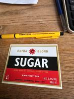 Vedett sticker sugar Duvel brouwerij, Ophalen of Verzenden, Nieuw, Reclamebord, Plaat of Schild, Duvel