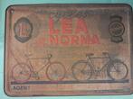 Reclame bord Lea et Norma. 36x50cm, Ophalen of Verzenden, Reclamebord