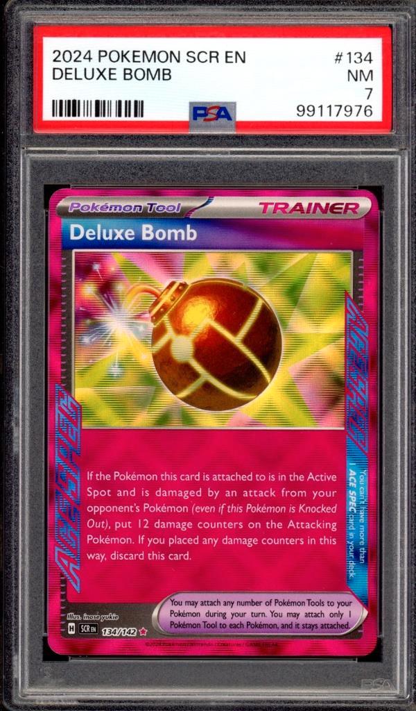 Bombe de luxe PSA 7 - 134/142 - Stellar Crown 2024, Hobby & Loisirs créatifs, Jeux de cartes à collectionner | Pokémon, Comme neuf