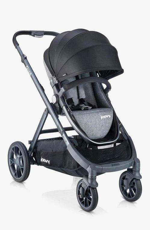 Joovy qool kinderwagen - Grijs, Kinderen en Baby's, Buggy's, Zo goed als nieuw, Overige merken, Duomodel, Verstelbare rugleuning
