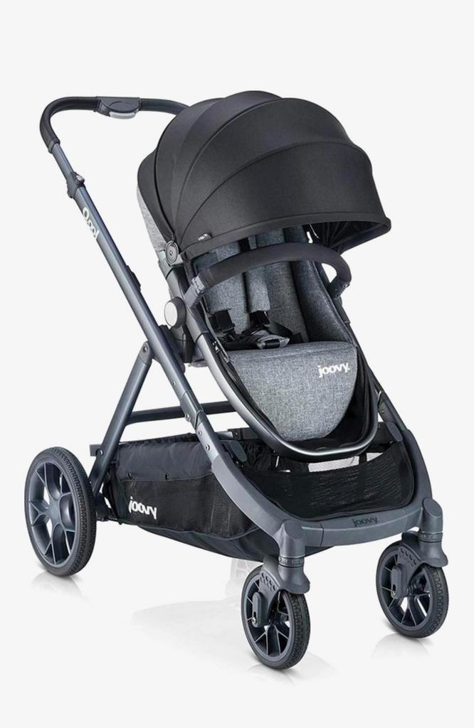 Joovy qool kinderwagen - Grijs, Kinderen en Baby's, Buggy's, Zo goed als nieuw, Overige merken, Duomodel, Verstelbare rugleuning