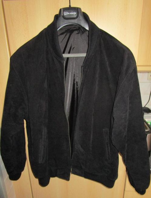 suede leather jacket, Kleding | Dames, Jassen | Zomer, Nieuw, Maat 46/48 (XL) of groter, Zwart, Ophalen of Verzenden
