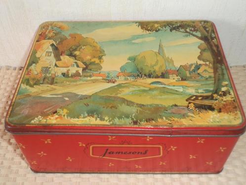 Snoepblik 1950-60, Jamesons chocolates ltd, Verzamelen, Blikken, Gebruikt, Overige, Overige merken, Ophalen