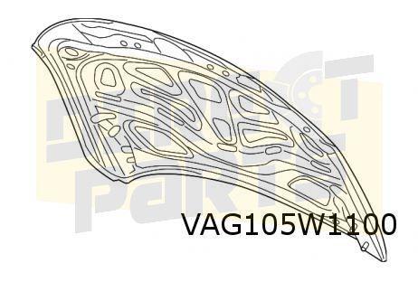 Audi A7 (11/10-6/18) Motorkap Origineel! 4G8823029B, Auto-onderdelen, Carrosserie, Motorkap, Audi, Voor, Nieuw, Verzenden