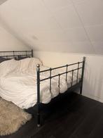 Svelvik ikea bed 140x200, Huis en Inrichting, Slaapkamer | Bedden, Ophalen, Gebruikt, Zwart, 140 cm