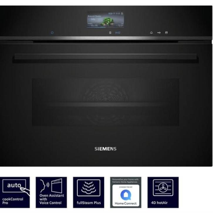 Four Siemens iQ700 SteamCombi jamais utilisé, neuf., Elektronische apparatuur, Ovens, Nieuw, Inbouw, Oven, Minder dan 45 cm, 60 cm of meer