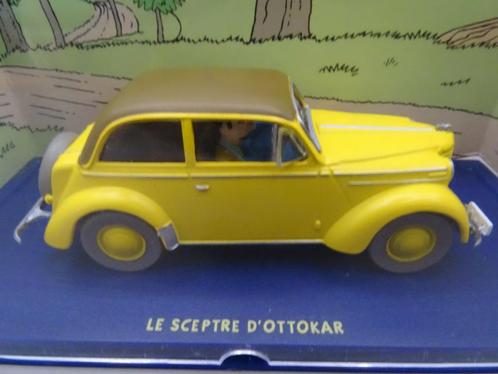 Kuifje -  Opel Olympia  cabriolet - uit De scepter van Ottak, Hobby & Loisirs créatifs, Voitures miniatures | 1:43, Comme neuf