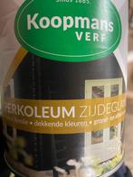 Koopmans perkoleum dekkende donkergrijze beits 1liter, Hobby en Vrije tijd, Schilderen, Ophalen of Verzenden, Nieuw