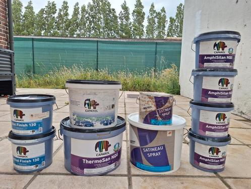 Lot witte verf, Doe-het-zelf en Bouw, Verf, Beits en Lak, Gebruikt, Verf, Wit, Ophalen