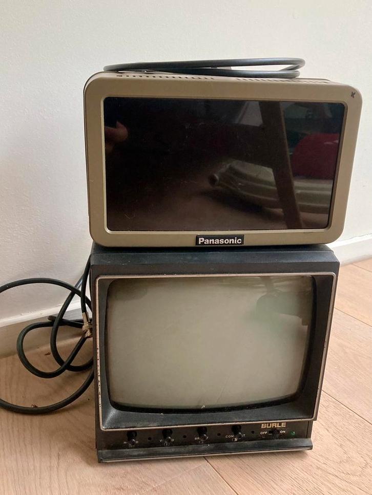 Zeldzame vintage bewakingscamera en monitor, Antiek en Kunst, Antiek | Tv's en Audio, Ophalen of Verzenden
