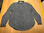 Donkerblauw wit blouse H&M maat 36, Kleding | Dames, H&M, Blauw, Ophalen of Verzenden, Zo goed als nieuw