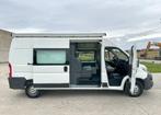 Dubbele Cabine Citroen Jumper 6 zitplaatsen l 21% BTW wagen, Auto's, Bestelwagens en Lichte vracht, Bluetooth, 2500 kg, Wit, 6 zetels