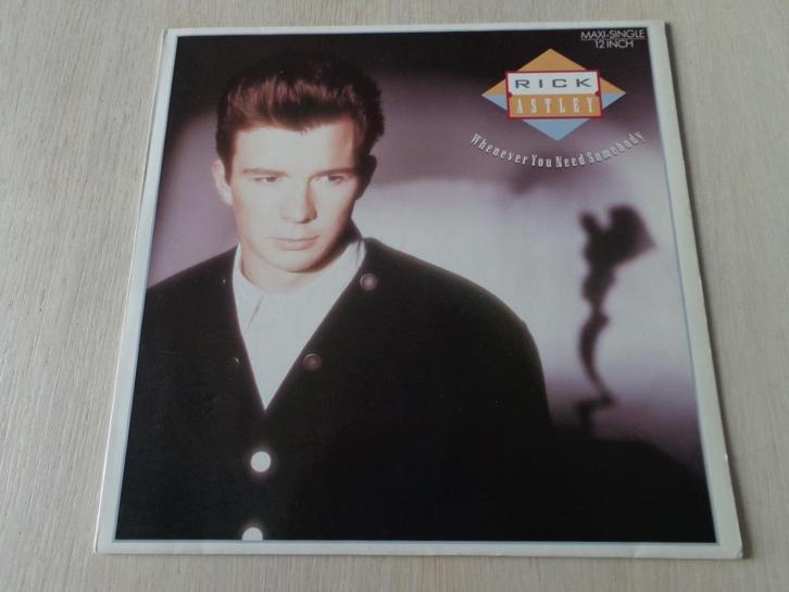 Rick Astley – Whenever You Need Somebody, Cd's en Dvd's, Vinyl | Overige Vinyl, Zo goed als nieuw, 12 inch, Ophalen of Verzenden