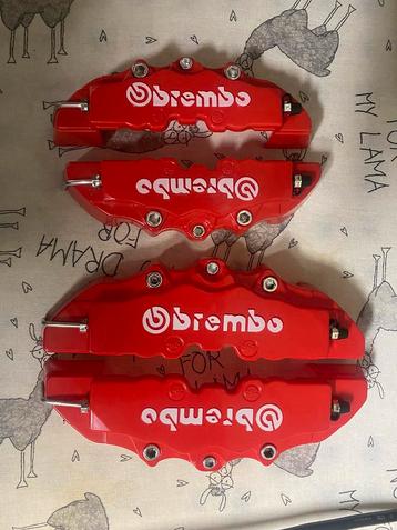 6x Brembo remklauw cover overzetstuk sticker beschikbaar voor biedingen
