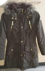 Manteau d'hiver chaud + capuche marron - Esprit - T 152-158, Comme neuf, Fille, Esprit, Enlèvement ou Envoi